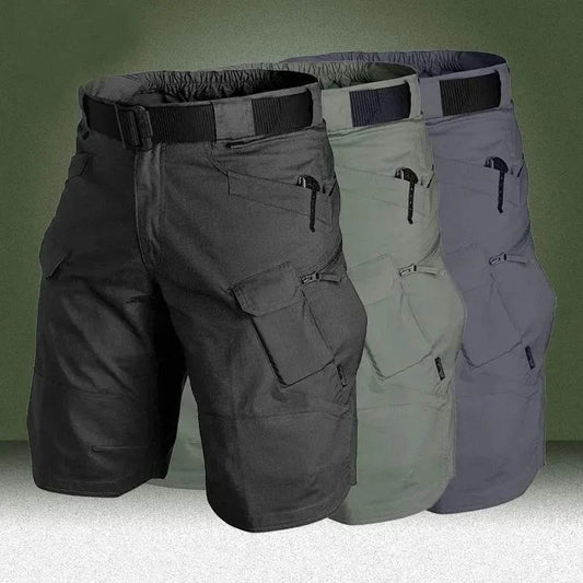 Including Belt Waterproof Quick Dry Multi-pocket Short Pants - Empire P.E