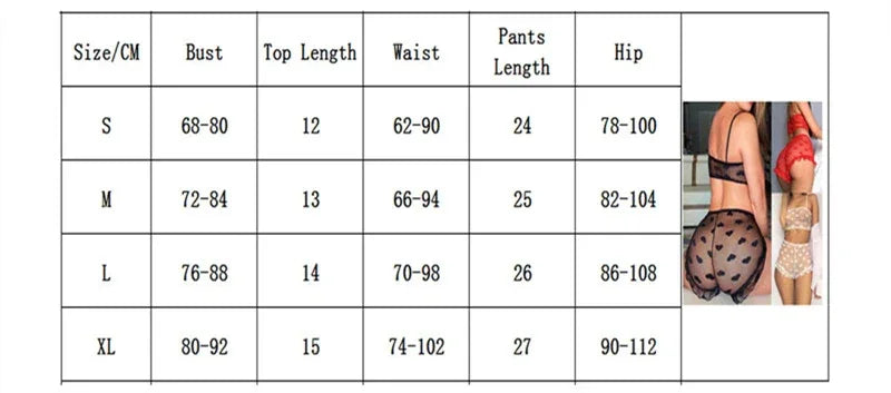Women's Lace Lingerie Exotic Babydoll Teddies Set - Empire P.E