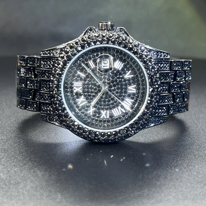 Men's Luxury Gold Hip Hop Diamond Quartz Watches