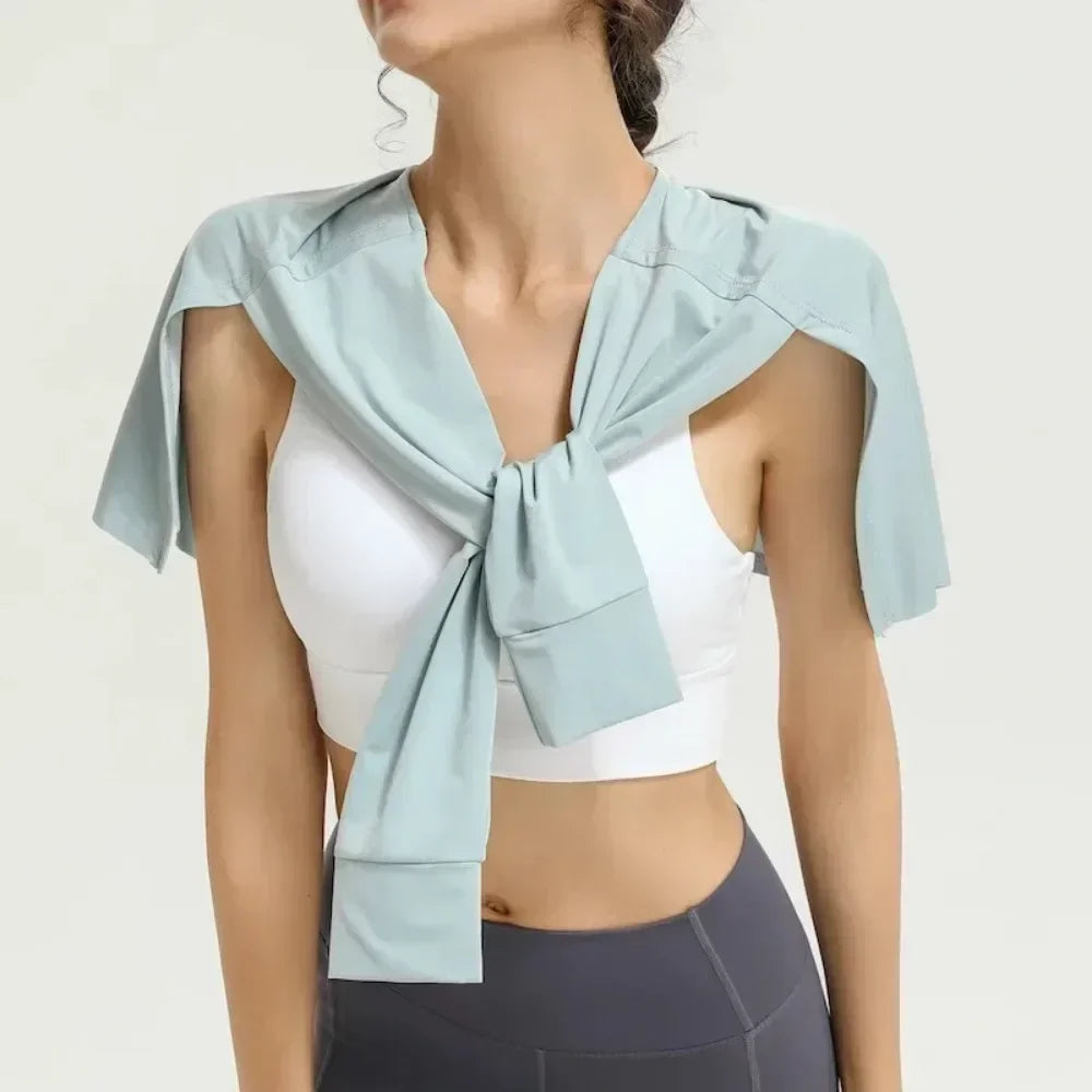 Gym Skirt Wrap Covering Buttocks Workout Fitness Wear Dance Ballet Skirts for Women Sport Yoga Dress Short Thigh Cover Skirt - Empire P.E