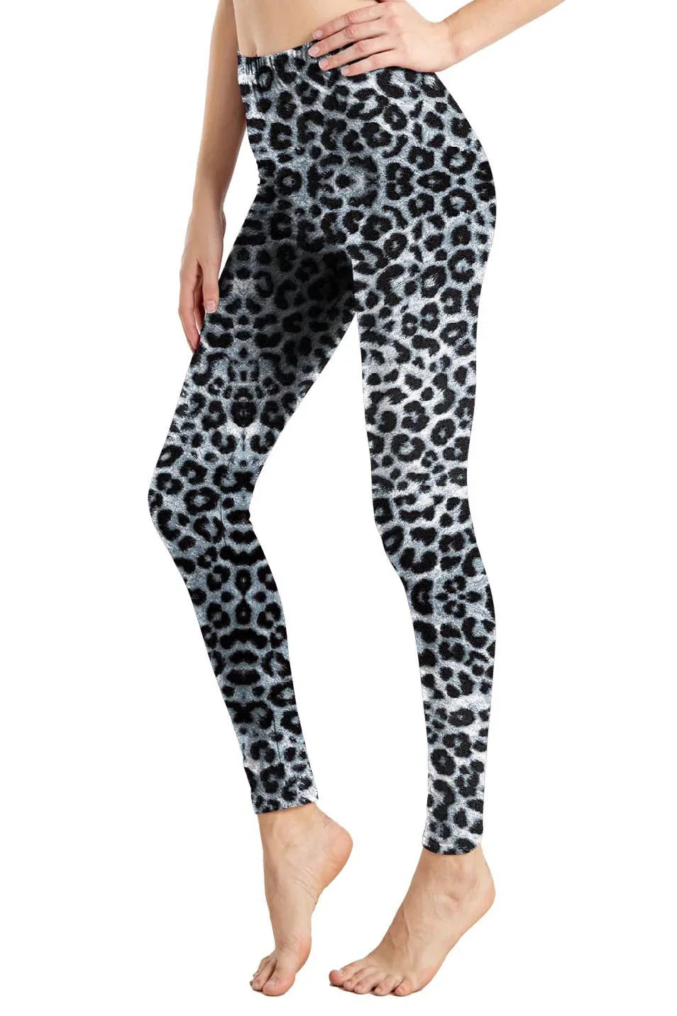 Leopard Leggings Printed High Waist - Empire P.E