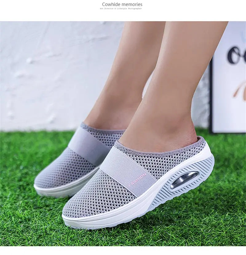 slip-ons without back female sneakers women's sport shoes professional running shoes black sports shoes skor walkx 1229 - Empire P.E