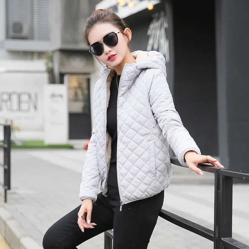 New Women's Warm Cotton Coat - Empire P.E