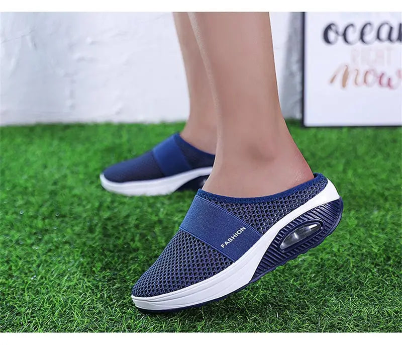 slip-ons without back female sneakers women's sport shoes professional running shoes black sports shoes skor walkx 1229 - Empire P.E