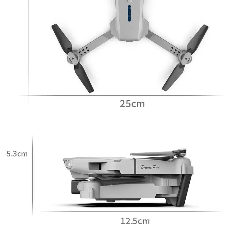2025 New E88 Pro WIFI FPV Drone Wide Angle HD 4K 1080P Camera Height Hold RC Foldable Quadcopter Dron Helicopter Toys Gift - Empire P.E