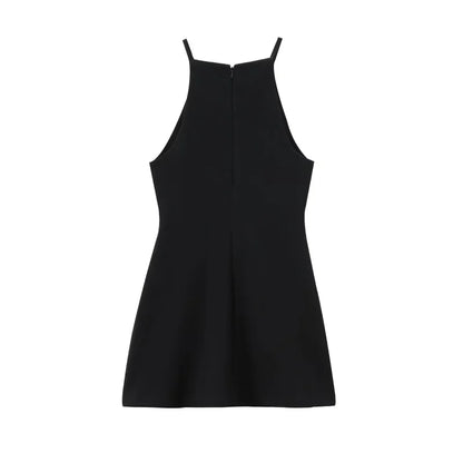 Interlock halter Dress 2024 TRAF's new sexy sleeveless - Empire P.E