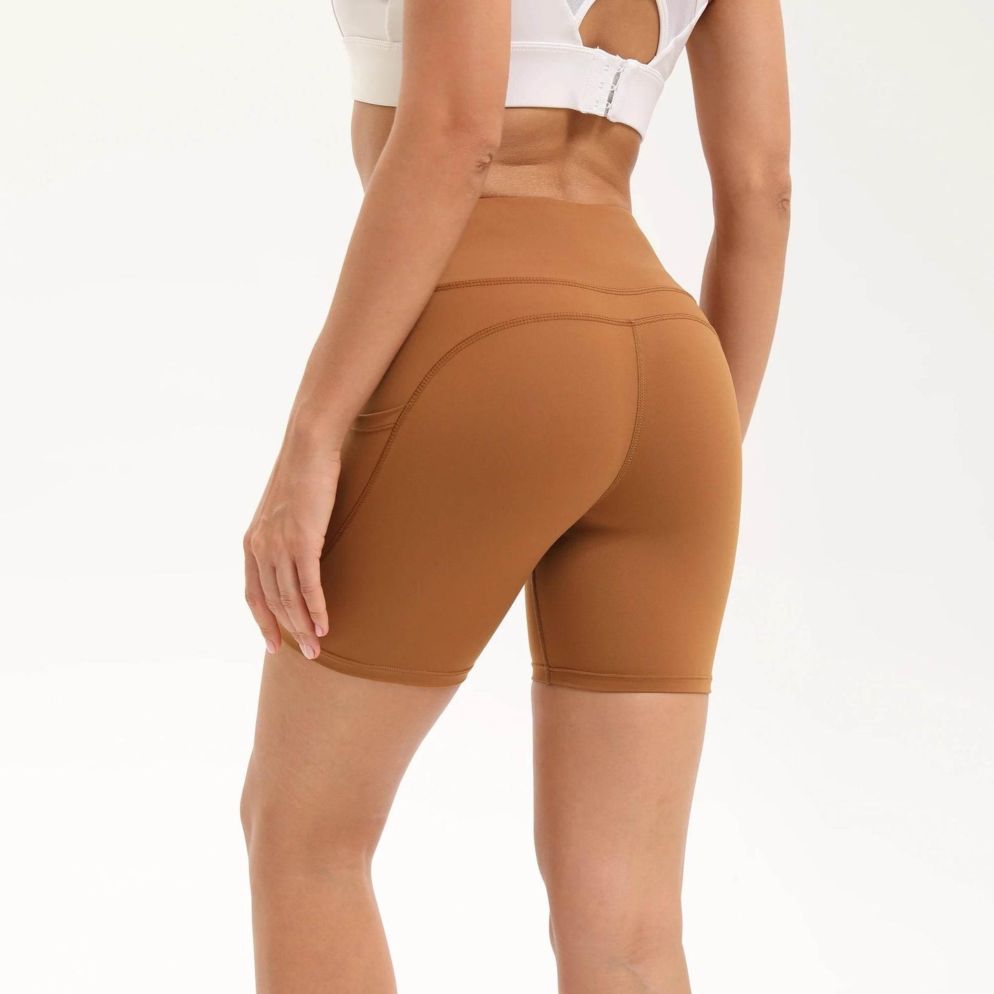 Women Sports Short High Waist Fitness Tights Women Yoga Legging Shorts Cycling Athletic Gym Running Yoga Shorts Women Sports Sho - Empire P.E