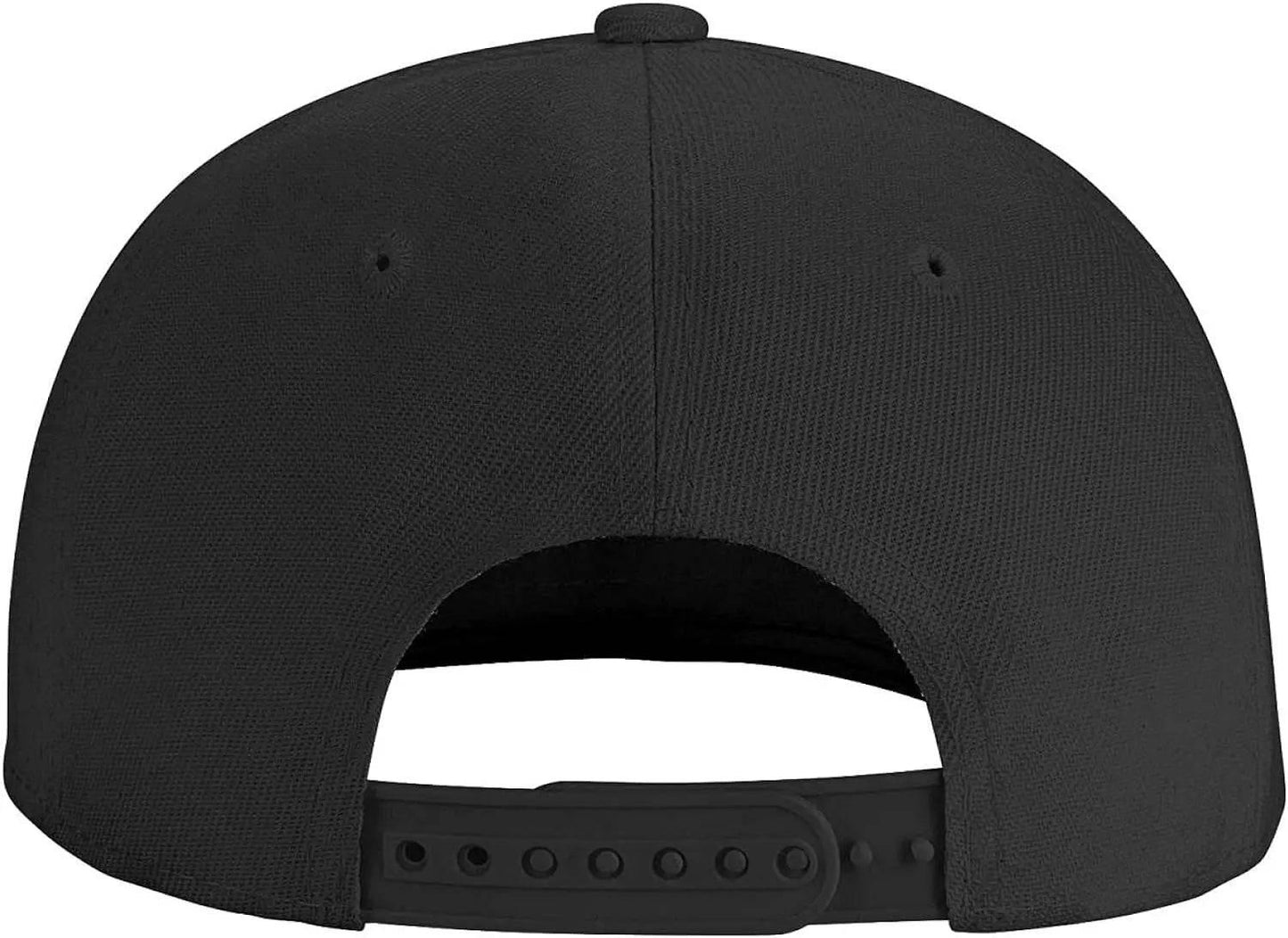 Vintage Black American Flag Snapback Hats for Men Baseball Cap Adjustable Flat Bill Trucker Dad Gift,Husband,Boy Friend - Empire P.E