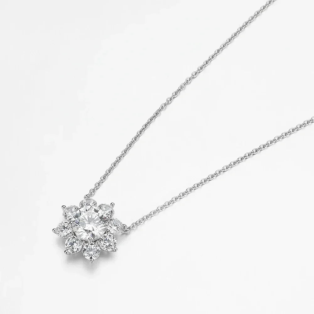 925 Sterling Silver Original Certified 2cttw Moissanite Jewelry Sets - Empire P.E