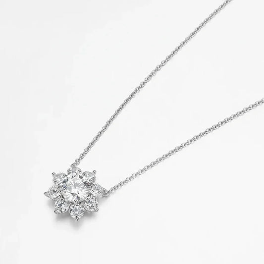 925 Sterling Silver Original Certified 2cttw Moissanite Jewelry Sets - Empire P.E