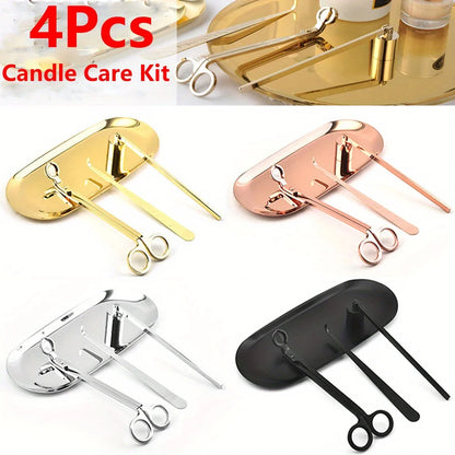 4pcs/set Luxury Candle Care Kit
