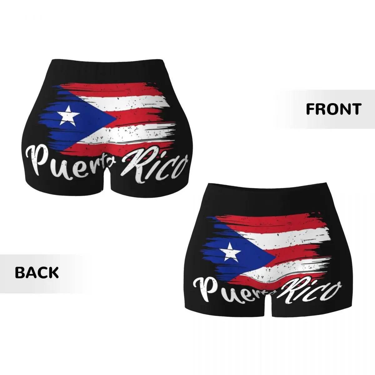 Women Yoga Shorts Puerto Rico Flag Workout Shorts Fitness quick-dry Ladies Yoga Gym Running Short Pants Sportswear - Empire P.E