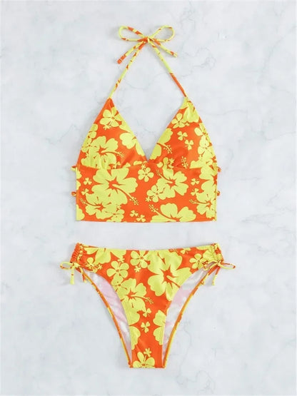 Floral Print Bikinis Set - Empire P.E