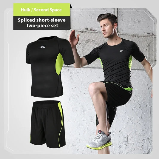 Men's 2025 summer gym running sports suit - Empire P.E