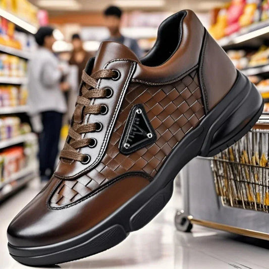Casual Leather Training Wear Resistant Sneakers Outdoor - Empire P.E
