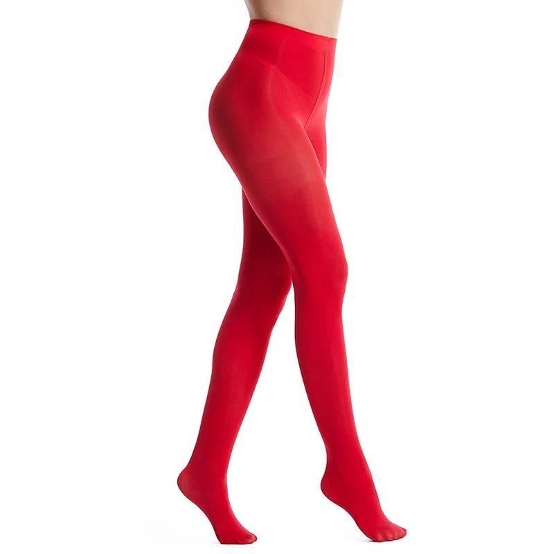 Plus Size Women Sexy Long Stockings Candy Color - Empire P.E