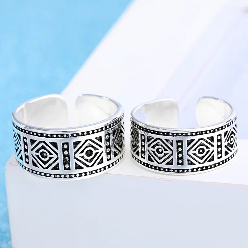NEW 925 Sterling Silver Moissanite Diamond Couple Rings - Empire P.E