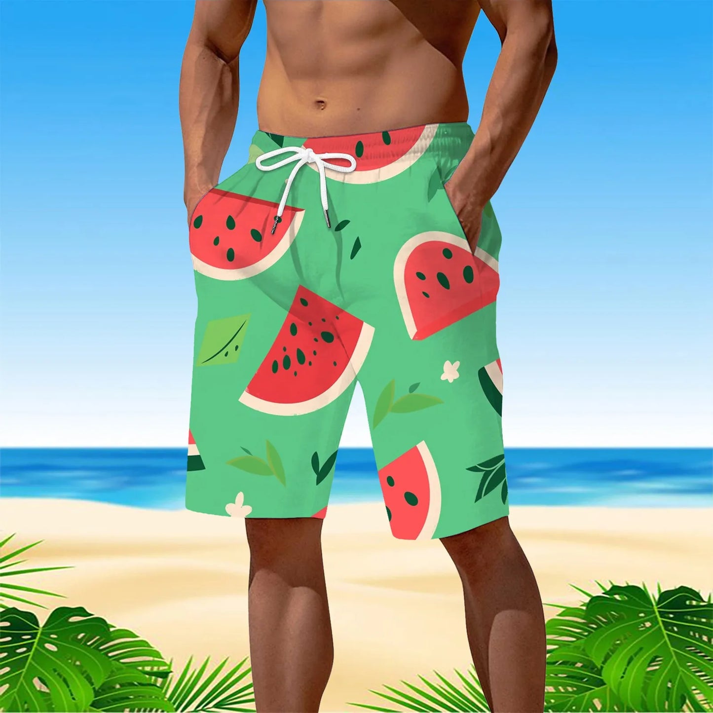 Personality Hawaii Summer Tropics Beach Shorts