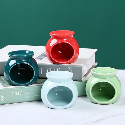 Ceramic Essential Oil Burner Incense Mini Candle Holder
