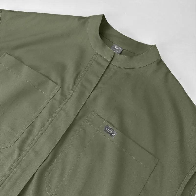 New Jumpsuits Medical Scrubs Uniform Short Sleeve