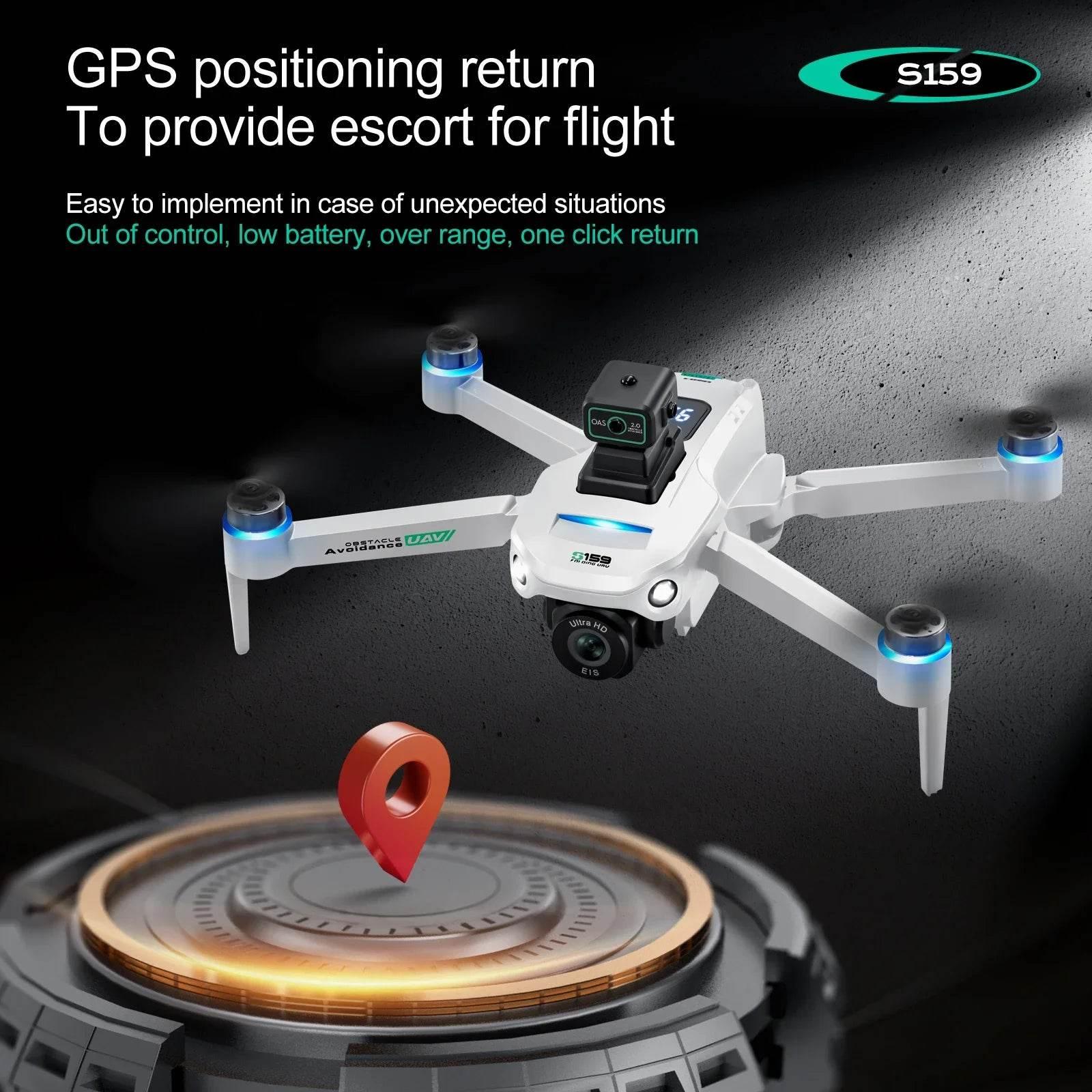 2024 New S Drone Professional 8k Camera Four-Axis Aerial Photography with Screen Remote Control 5G WIFI GPS FPV Dron RC 5000M - Empire P.E