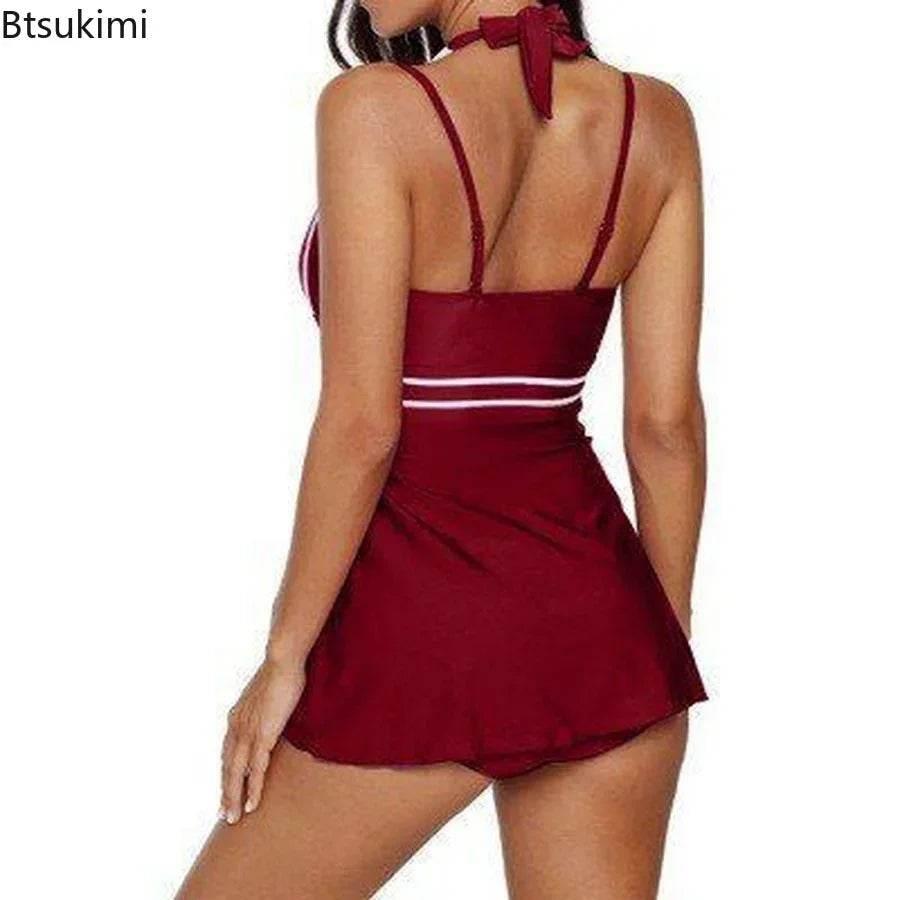 Plus Size 4XL 5XL Women's Summer Swimsuits Two Pieces Swimwear Female Bikini Sets Bathing Suits for Fat Women Bikinis Mujer 2025 - Empire P.E