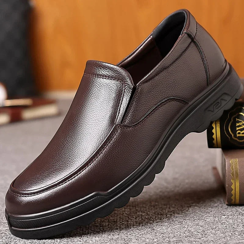 Leather Shoes for Men Dress Shoes Slip-on - Empire P.E