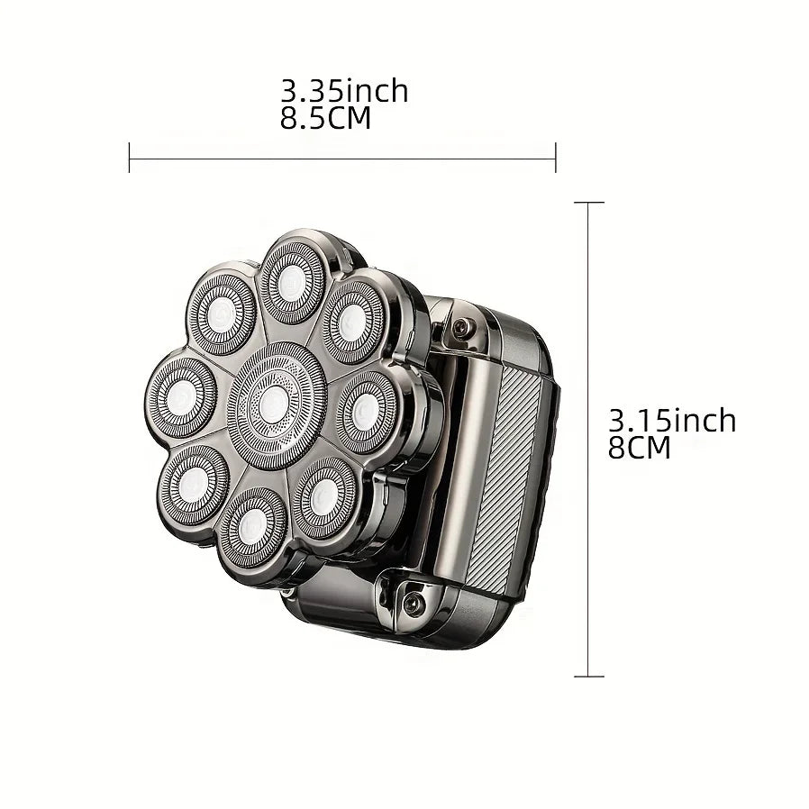 Men's multifunctional trimming set, USB portable charging bald shaver - Empire P.E