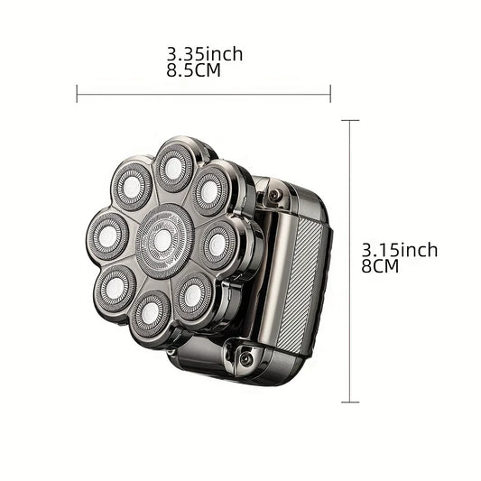 Men's multifunctional trimming set, USB portable charging bald shaver - Empire P.E