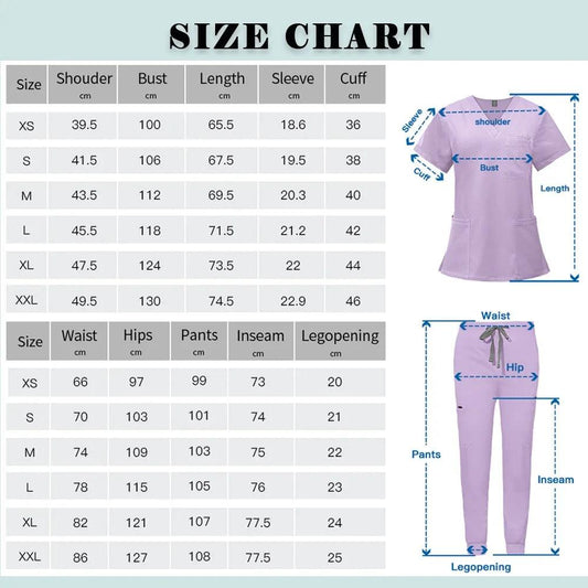 Men Women's Medical Nurse Uniform Surgical Scrubs Set Clinical Nursing Workwear Pet Clothes Lab Suit Veterinaria Spa Accessories - Empire P.E