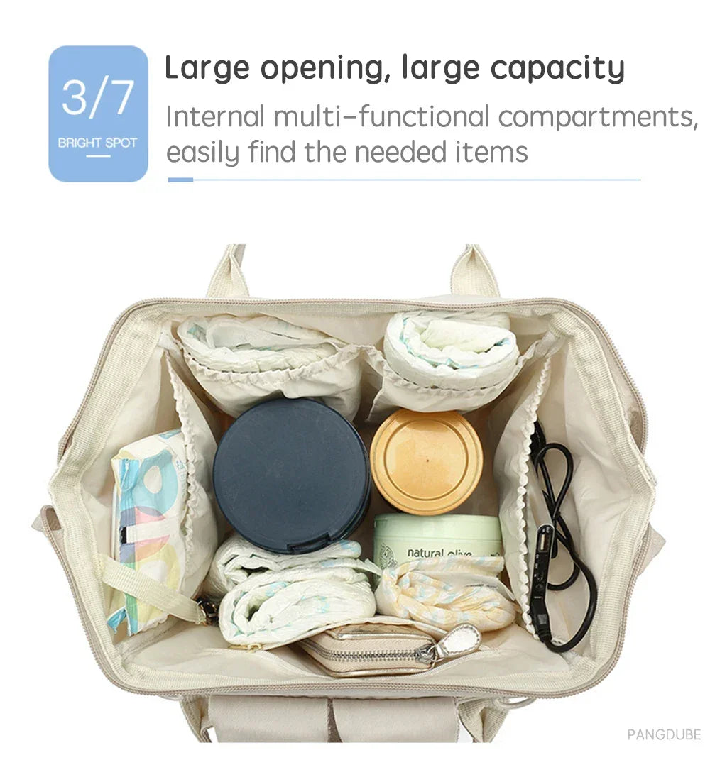 Baby Bag with 2pcs Stroller Hooks - Empire P.E