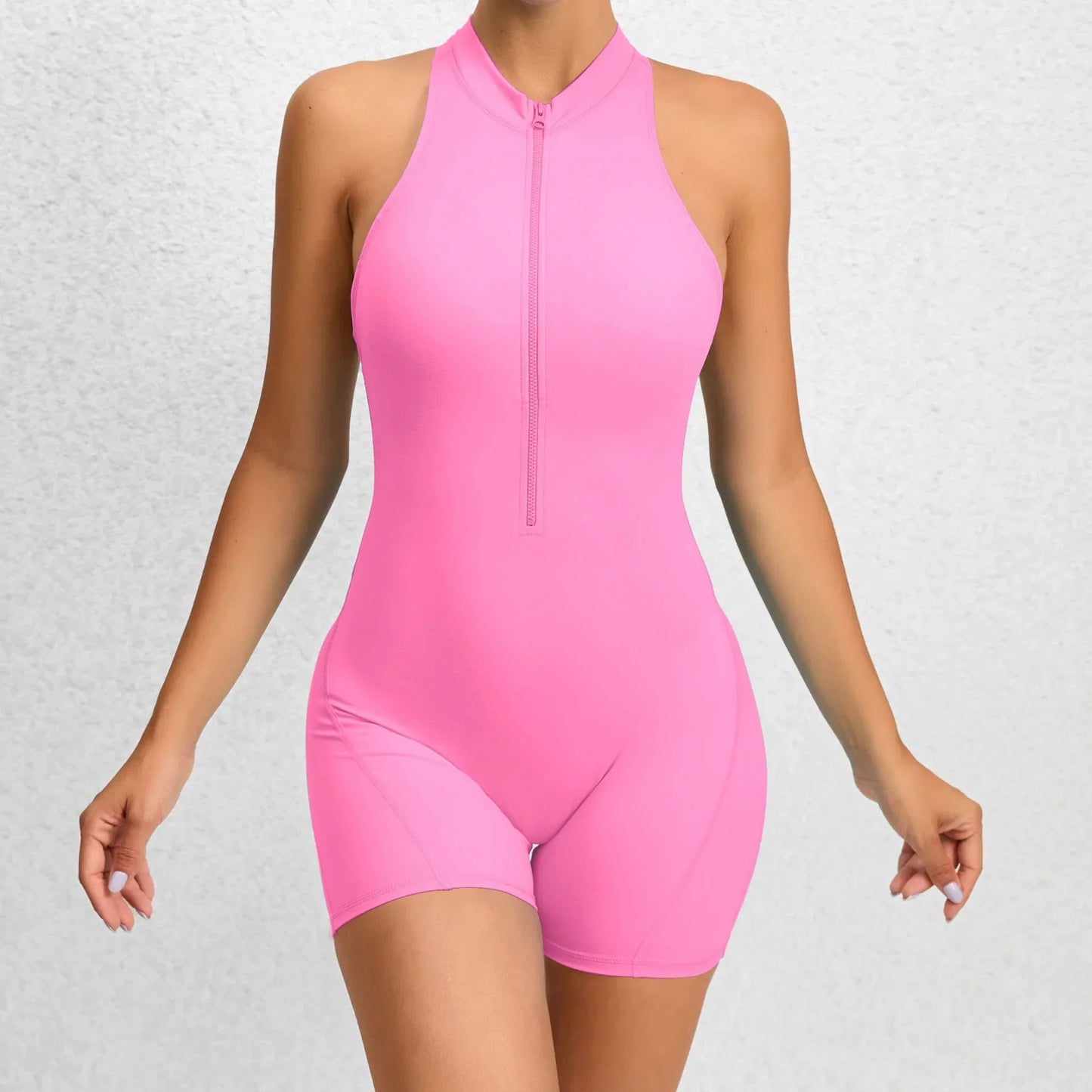 New Zip Up Rompers Scrunch Butt Yoga Sets - Empire P.E