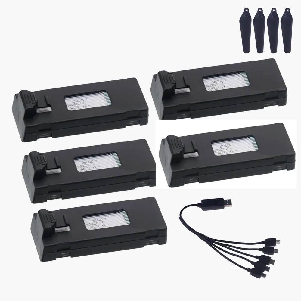 3.7V Battery For E88 E88PRO Ls-E525 E525 PRO E99 K3 Mini Drone 3.7v 1800mAh Lipo Battery For E88 E88PRO RC Quadcopter Parts - Empire P.E