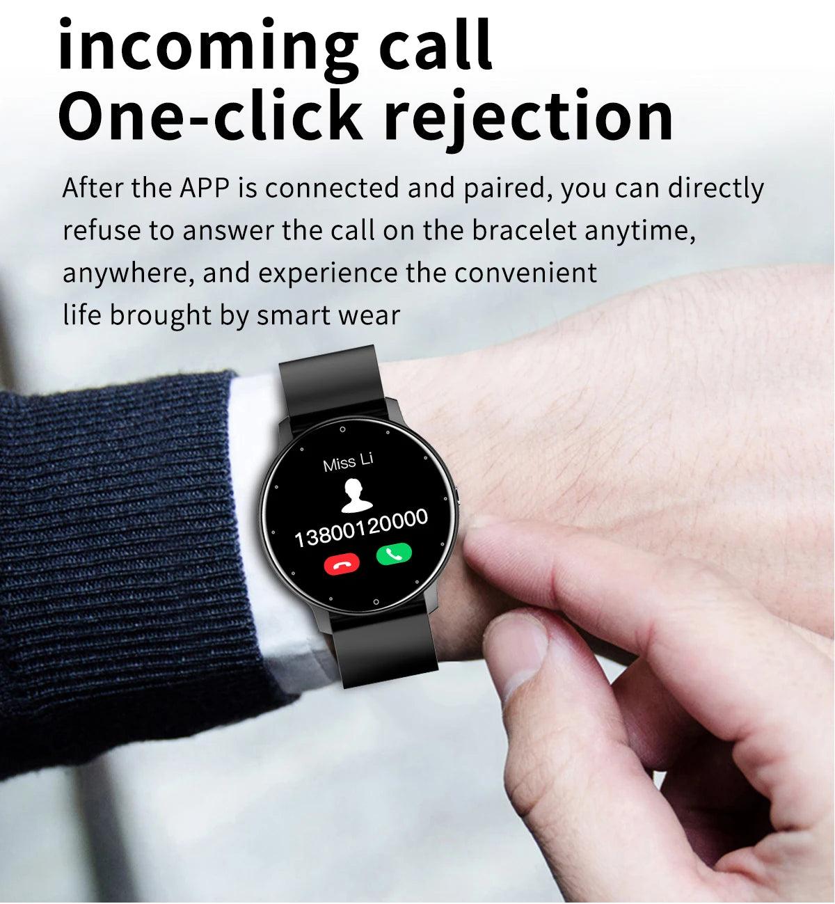 LIGE Smart Watch Men or Women Full Touch Screen Sport Fitness Watch - Empire P.E