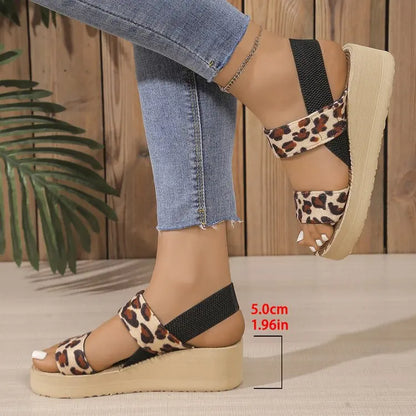 2025 Light Weight Summer Leopard Sandals