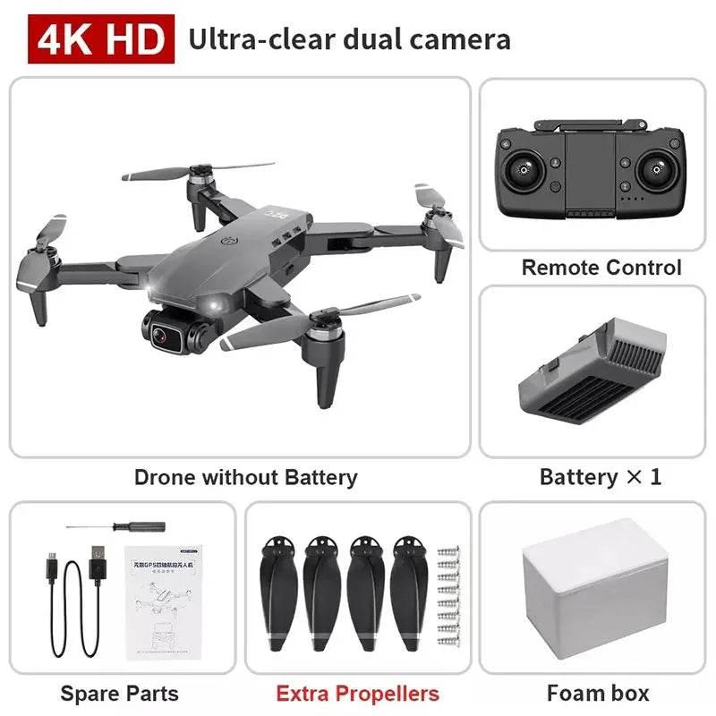 Drone L900 Pro 4K Professional 5G GPS HD Dual Camera Photography Brushless Foldable Quadcopter RC Distance 1.2KM Drones Toys - Empire P.E