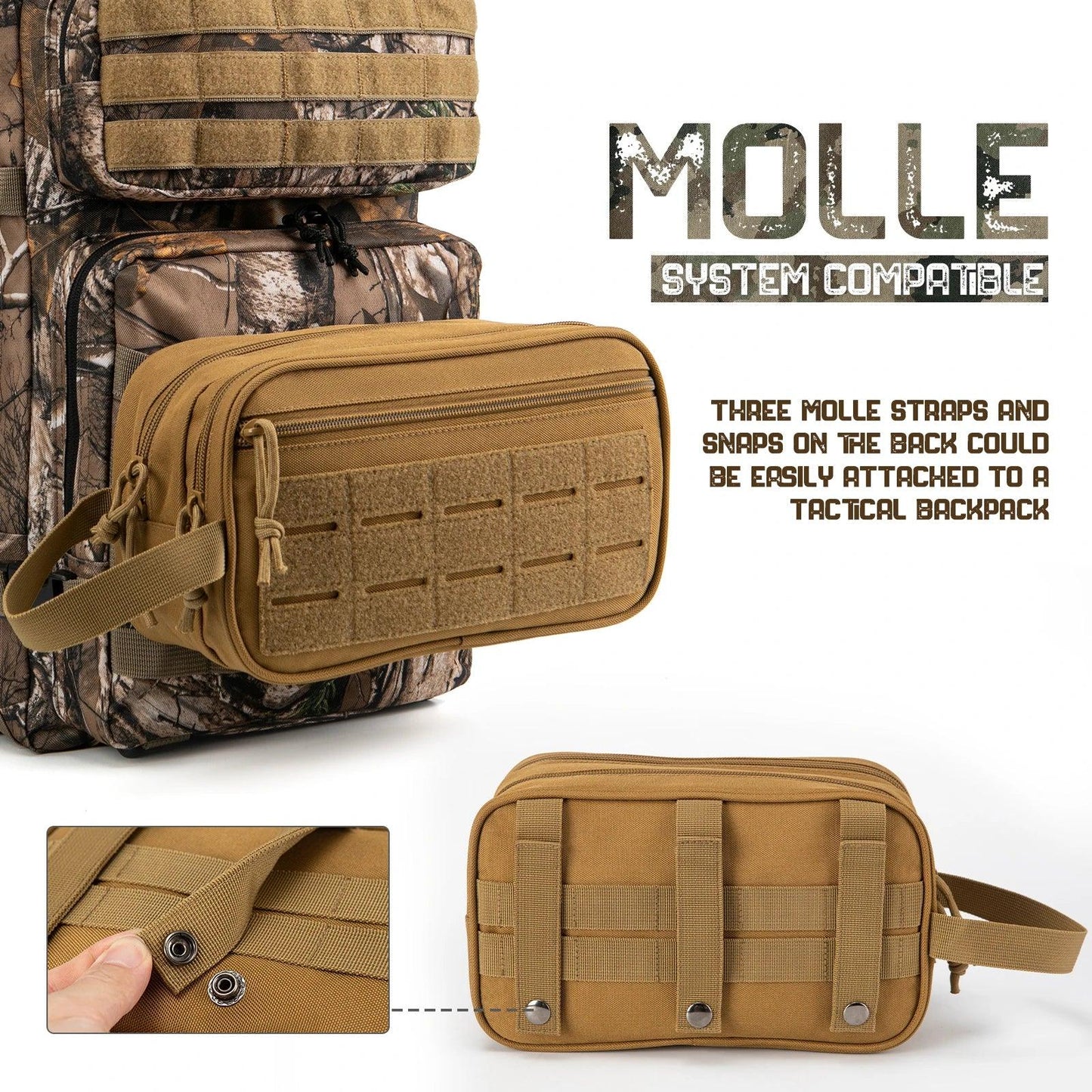 Tactical Hygiene Bag, Shaving Kit, Travel shower Bag - Empire P.E