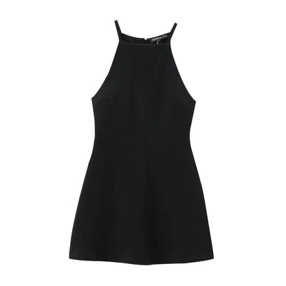 Interlock halter Dress 2024 TRAF's new sexy sleeveless - Empire P.E