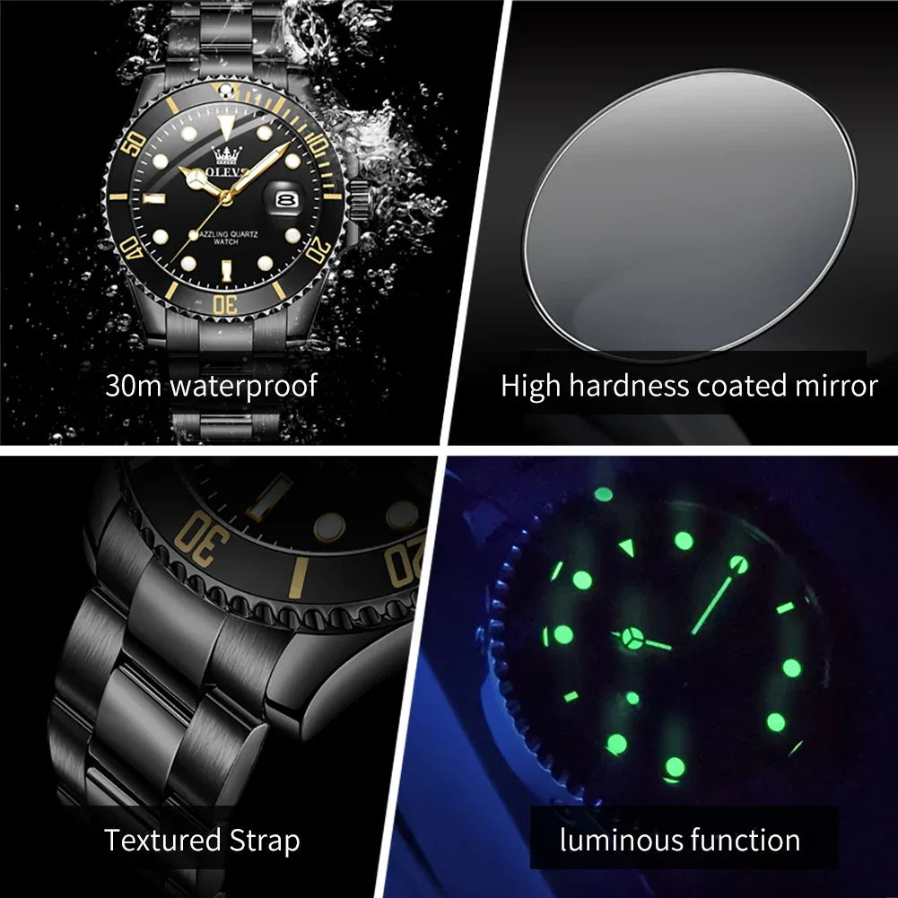 Men Fashion Trend Diving Quartz Watch - Empire P.E