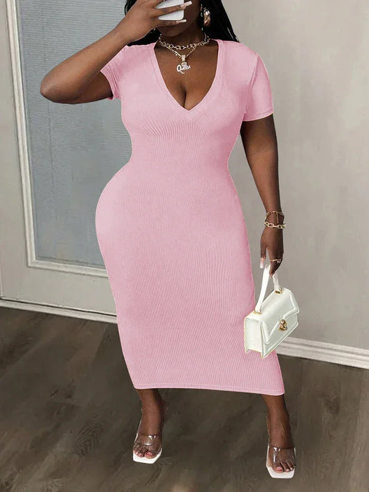 Plus Size 2025 Summer New Dresses - Empire P.E