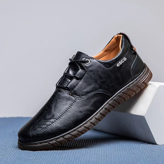 Comfortable Moccasin Leather Shoes for Men - Empire P.E
