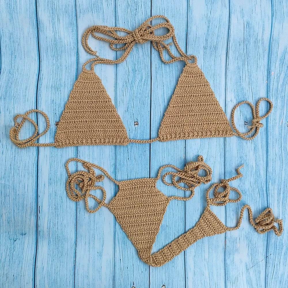Women Micro Bikini Cotton Thong Swimsuit 2024 Beach Spa Sexy Bikini Set Swimming Suit - Empire P.E