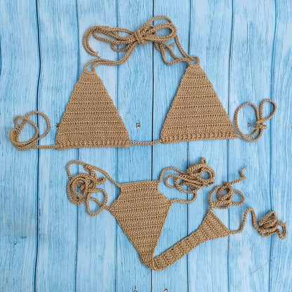 Women Micro Bikini Cotton Thong Swimsuit 2024 Beach Spa Sexy Bikini Set Swimming Suit - Empire P.E