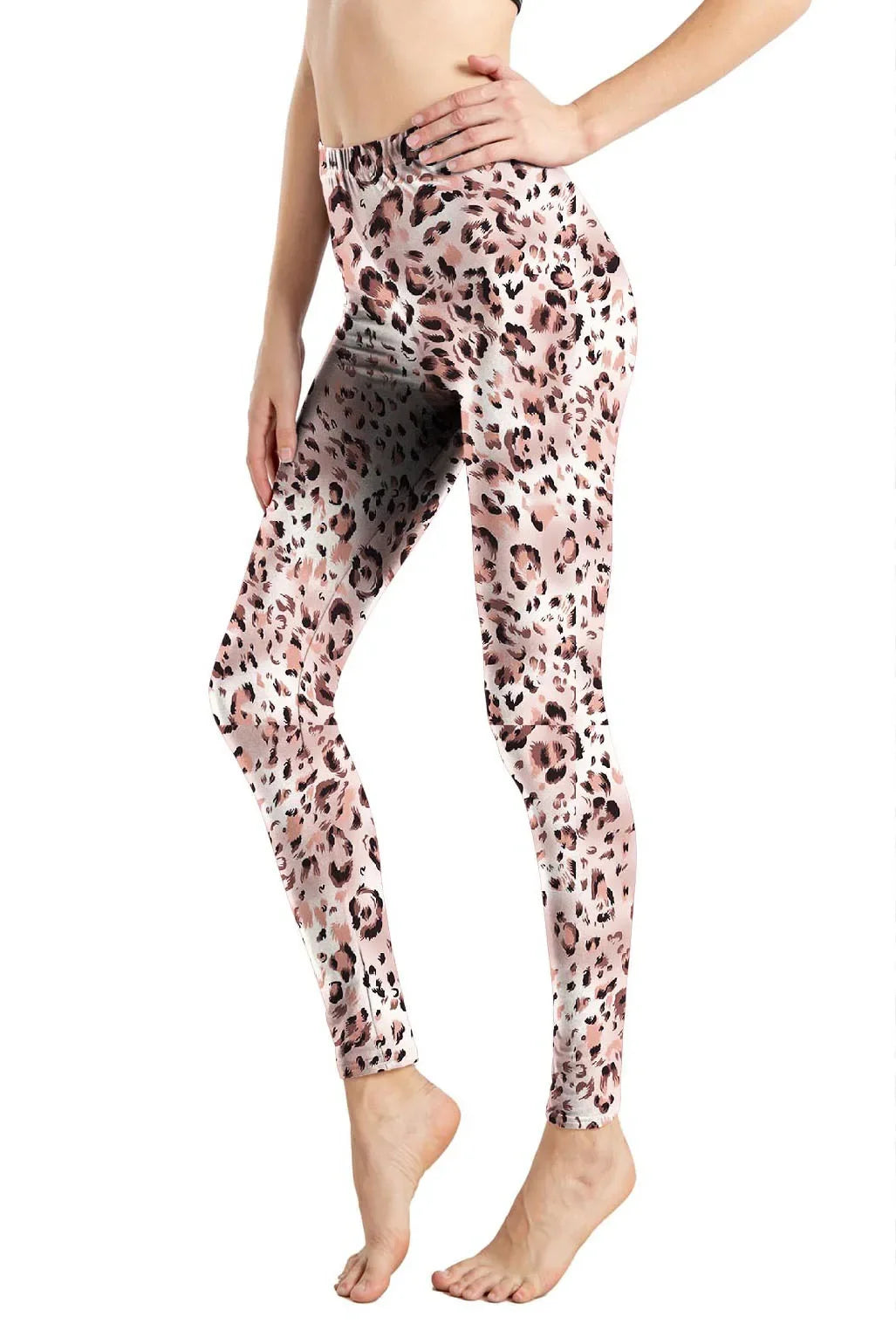 Leopard Leggings Printed High Waist - Empire P.E