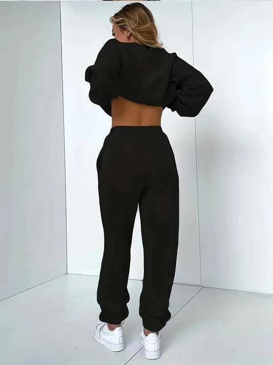 Women's Sweater Pants Set Street Hip Hop Clothing - Empire P.E