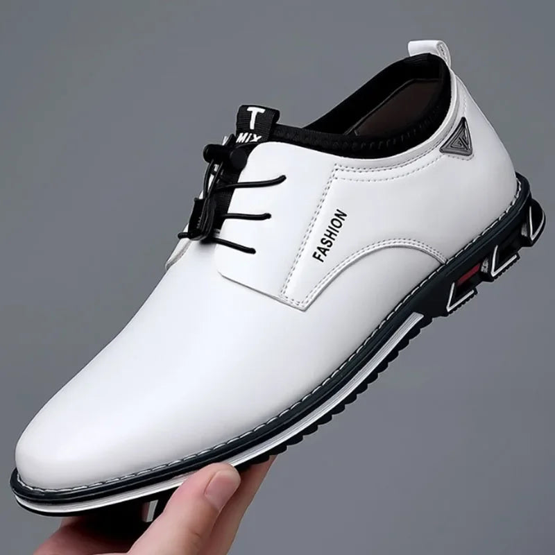 Autumn Casual Leather Sneakers Shoes for Men - Empire P.E