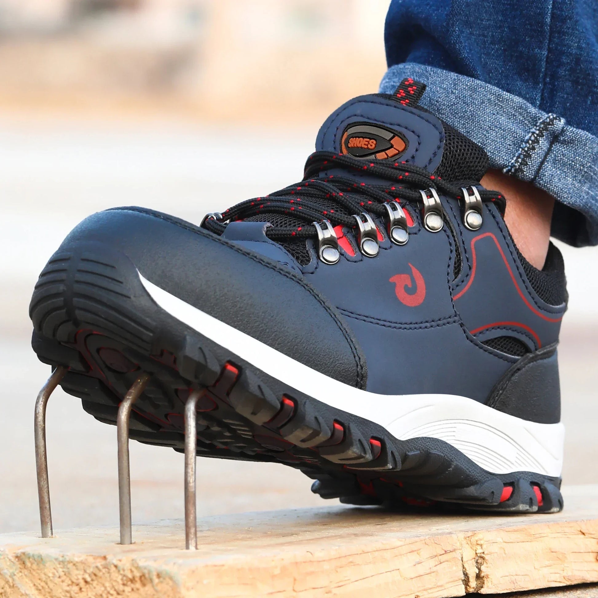 Steel Toe Cap Shoes For Men Work Boots - Empire P.E