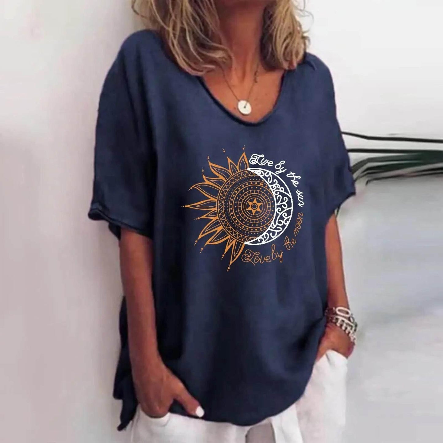 New Women'S T-Shirt Summer Short Sleeve V-Neck Top Loose Casual Female Clothing Streetwear Hip Hop Tee Harajuku T Shirt Pullover - Empire P.E