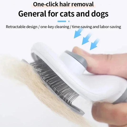 Pet Dog Brush Self Cleaning Pet Hair Remover - Empire P.E