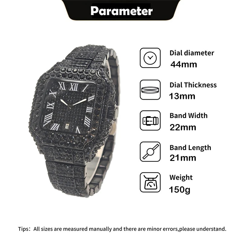 Cool Men's  Luxury Stainless Steel Quartz Watch